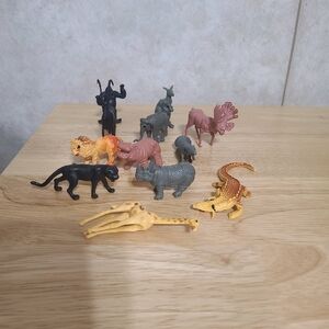 Animal Figurine Set - Lot of Small Play Animal Toys